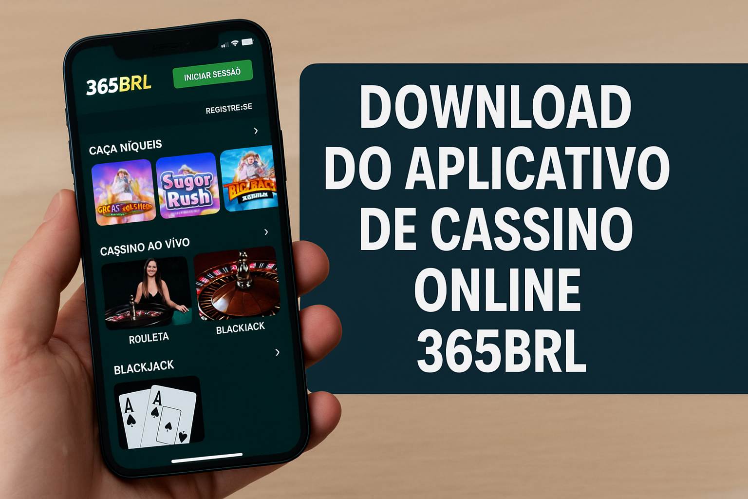 Baixar o 365BRL Cassino App